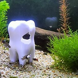 Beyaz Akvaryum Aksesuarı