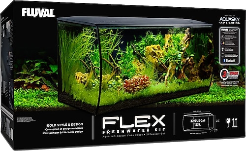 Fluval Flex 123 lt Akvaryum - Siyah