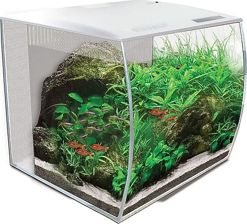 Fluval Flex 57 lt LED Akvaryum - Beyaz