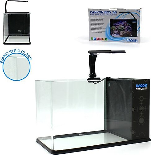 Haqos Canyon Box 36 Aydınlatmalı Akvaryum 20,5x36,5x22,5cm