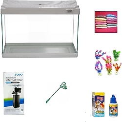 Kanki Pet 35 cm Akvaryum Hazır Set 3518 - Beyaz
