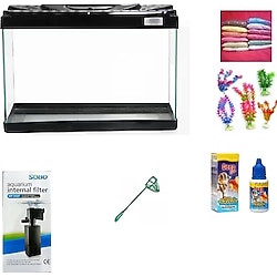 Kanki Pet 35 cm Akvaryum Hazır Set 3518 - Siyah