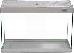 Kanki Pet KP3018 Renkli Kapak Mini Akvaryum - Beyaz