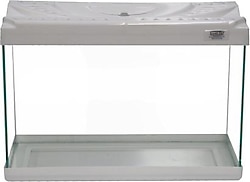 Kanki Pet KP3518 35 cm Renkli Kapak Akvaryum - Beyaz