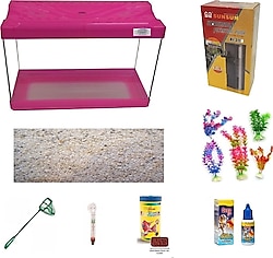 Kanki Pet KP5018 50 cm Ekonomik Hazır Set - Pembe