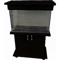 Kanki Pet Mobilyalı 80 x 50 x 60 cm (240 Litre) Siyah