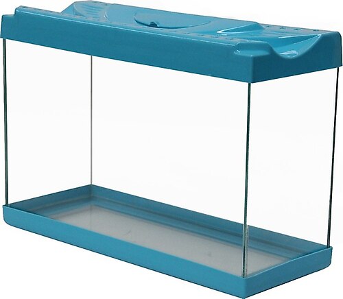 Keyf Cam Akvaryum 50 x 20 x 35 cm - Mavi