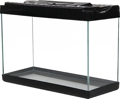 Keyf Cam Akvaryum 50 x 20 x 35 Cm- Siyah